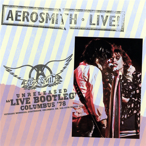 Unrelease 'Live Bootleg' Columbus '78 cover